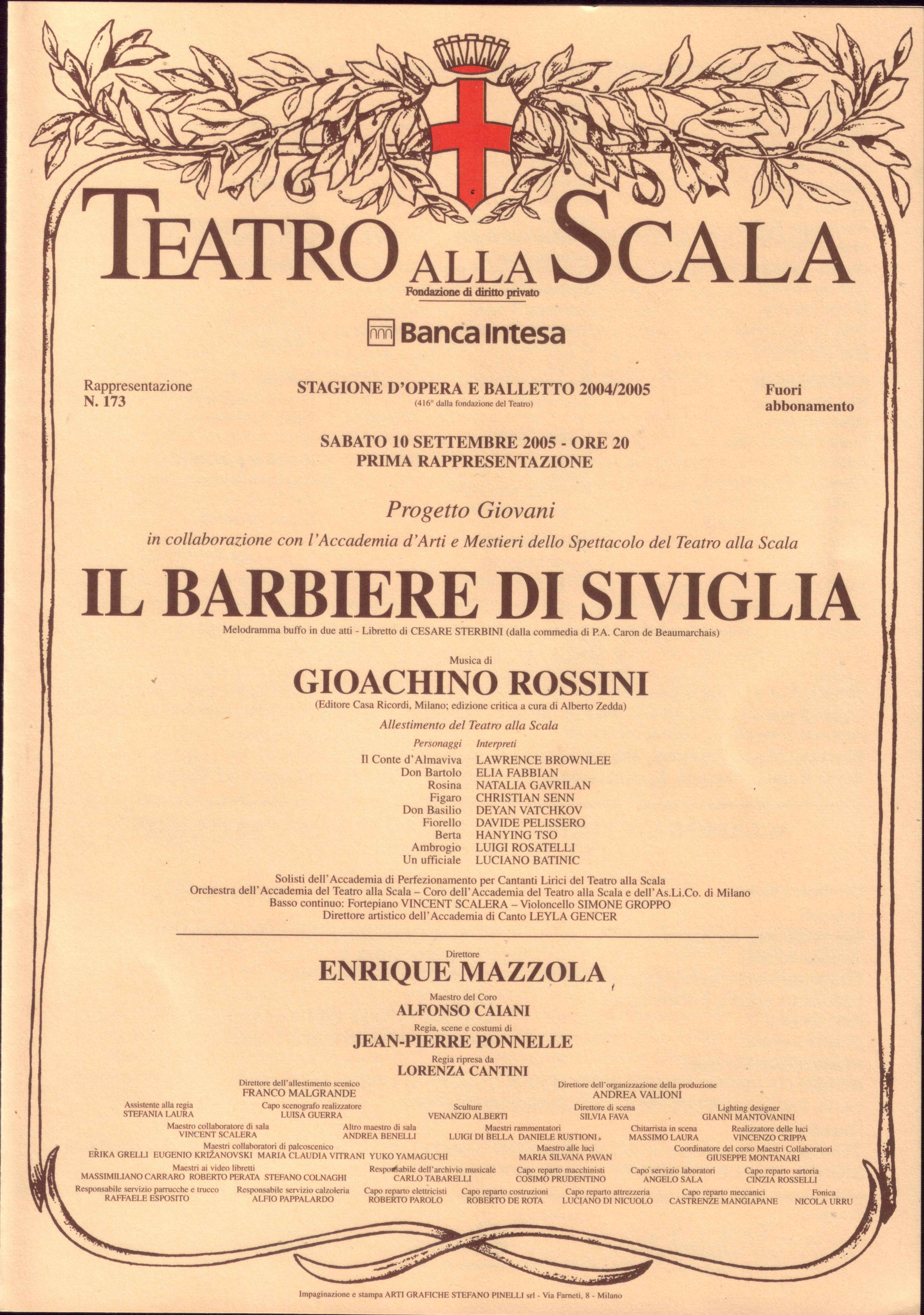 Giachino Rossini - Il barbiere di Siviglia Overture